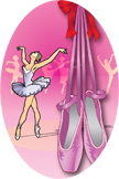 Dance- Ballet Oval Insert [OV-1753]