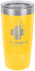 Polar Camel 20 oz. Ringneck Yellow Vacuum Insulated Tumbler w/Clear Lid [TVIJ217]