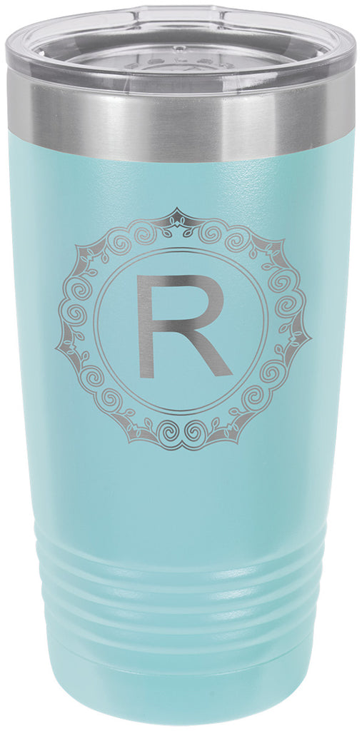 Polar Camel 20 oz. Ringneck Light Blue Vacuum Insulated Tumbler w/Clear Lid [TVIJ207]