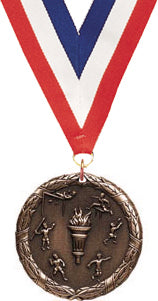 Track & Field M2CX Medal- Bronze [M2CX-TF-B]