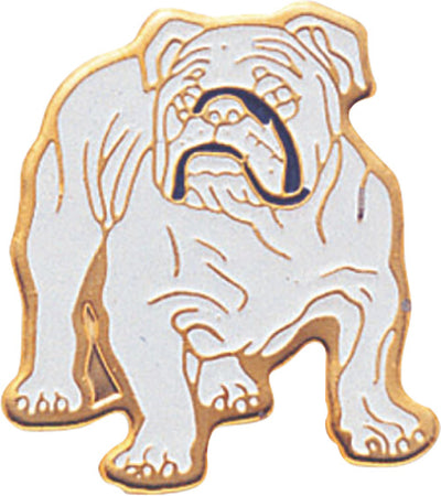 Bull Dog Enameled Mascot Pin [PCM-MSCT-CLR-09]