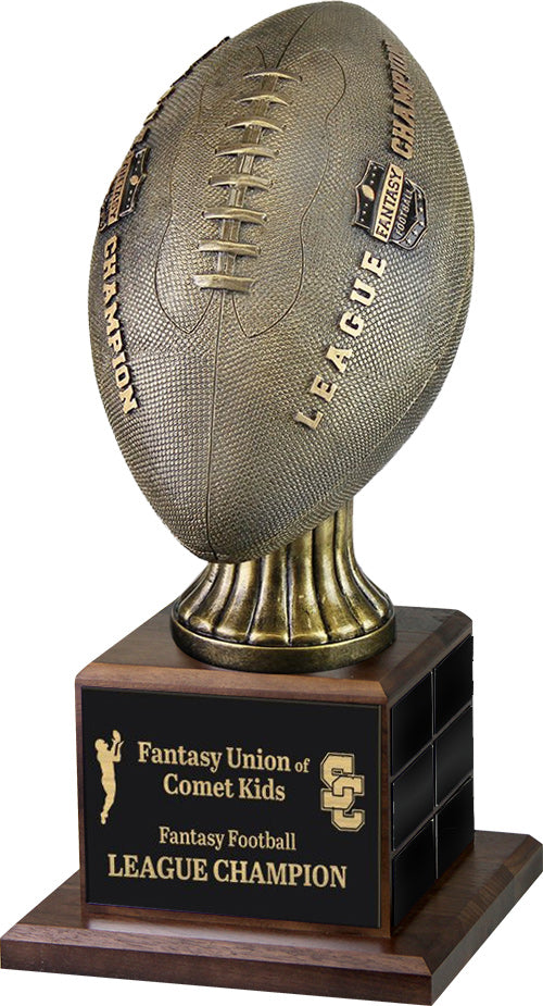 FAB Big Game Trophy Shot EA RF 未開封 Full Size Fantasy Football Trophy on Genuine Walnut Base [TPP1L