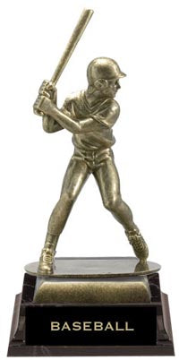 Baseball XL Antiqued Gold Tone Figures [TXAG-BS]