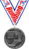 Track M2CX Medal- Silver [M2CX-TK-S]