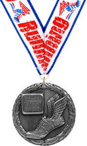 Track M2CX Medal- Silver [M2CX-TK-S]