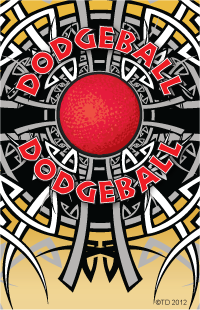 Dodgeball- Tribal Plaque Insert [BBP-2213]