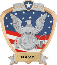 Navy Sport Legend Shield Resin Trophy [RSLS-NVY] – Trophy Depot