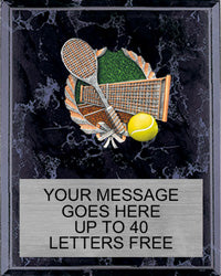 8"x10" Tennis Millennium Plaque - 8x10 [PMC810-TN]