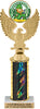 Eagle Color Insert Trophy w/ Column [Ti10-C95]