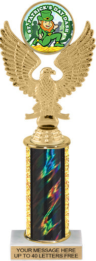 Eagle Color Insert Trophy w/ Column [Ti10-C95]