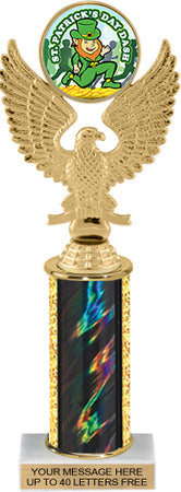 Eagle Color Insert Trophy w/ Column [Ti10-C95]