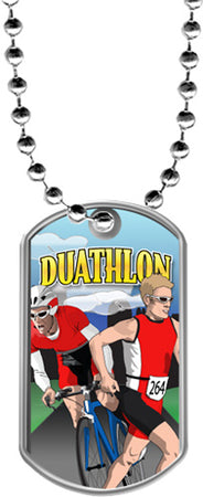 Duathlon Dog Tags [DTLAM2-DUA]