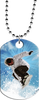 Snow Boarding Monster Dog Tag [DTXL-SNWBRD]