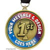 Custom 3 inch Eclipse Insert Medal - 1st Place [MXEL1-1ST]