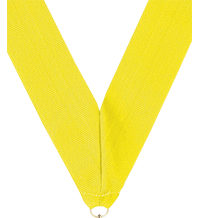 7/8 x 30 in. Yellow Neck Ribbon [NKRB-1000]
