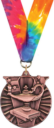 Lamp of Knowledge Victory Medal- Bronze [MVM2-KN-B]