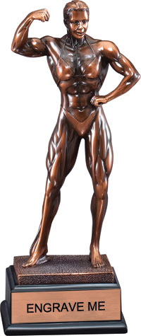 Body Builder Gallery Resin Trophy - Female [GRS28-BBF]