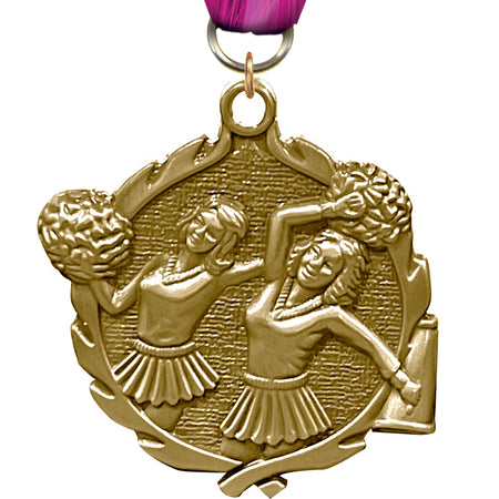 1.75 inch Cheer Wreath Medal [MP18-CH]