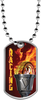 Racing Flaming Torch Dog Tags [DTFLM-RC-110]