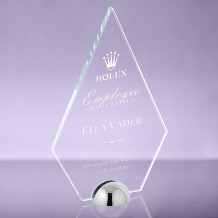 Crystal Spruce with Metal Stand - 7.5 inch [CPSG7]