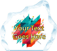 Custom Sapphire Acrylic Iceberg Award [AIB6S-FC]