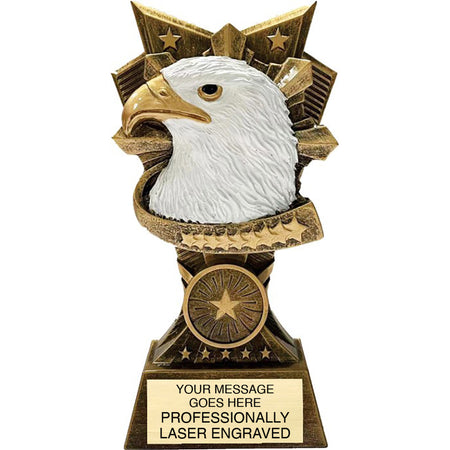 Eagle 3D Resin Sculpture Trophies - 6" [RM113D-EG]