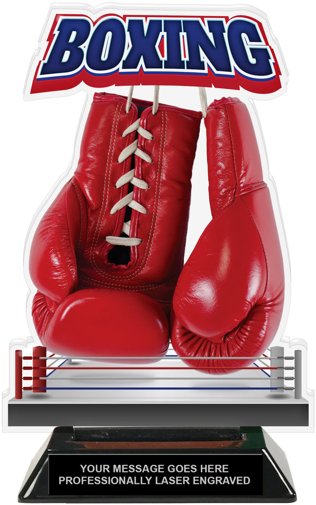Boxing Colorix-T Acrylic Trophy- 8.25 inch [TACR8-BX-Q]