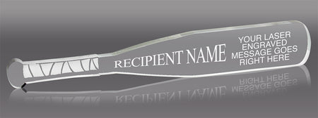 Acrylic Softball Bat Award - 10 inch [ABAT-SB-10-Q]