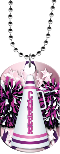 Cheer Monster Dog Tag [DTXL-CH]