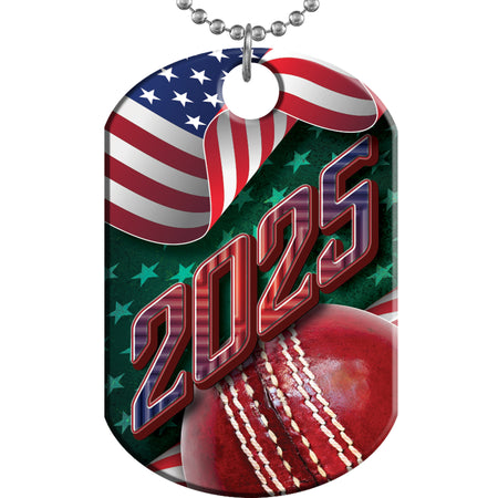 Cricket 2025 US Flag Monster Dog Tag [DTXL-FLG-CRKT-25]