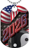 Martial Arts 2026 US Flag Monster Dog Tag [DTXL-FLG-MA-26]