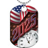 Track 2025 US Flag Monster Dog Tag [DTXL-FLG-TK-25]
