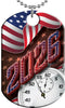 Track 2026 US Flag Monster Dog Tag [DTXL-FLG-TK-26]