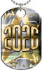 2026 Star Shine Monster Dog Tag - Black [DTXL-SS-BLK-26]