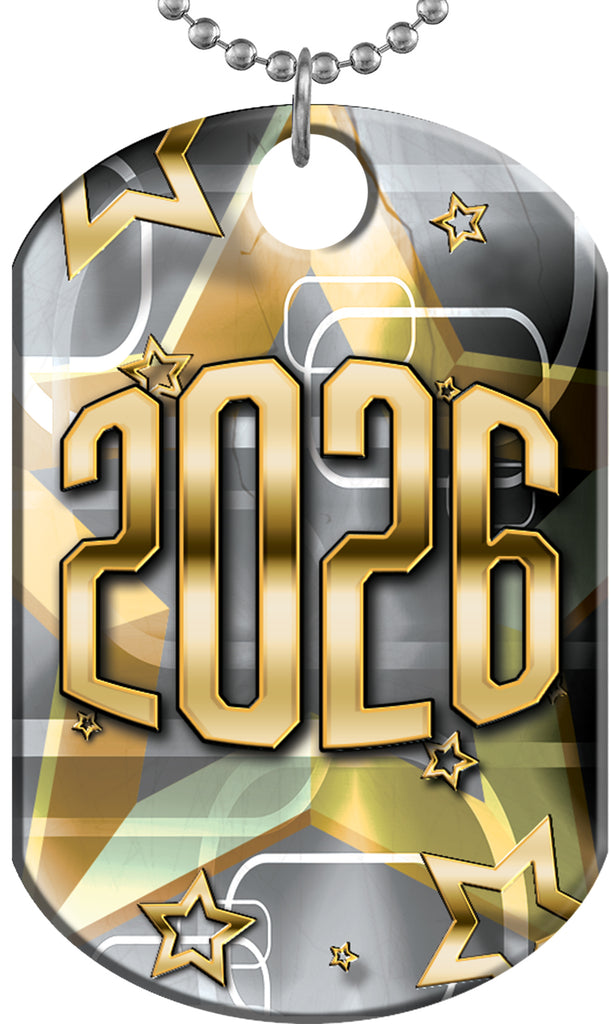 2026 Star Shine Monster Dog Tag - Black [DTXL-SS-BLK-26]