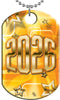 2026 Star Shine Monster Dog Tag - Orange [DTXL-SS-ORG-26]