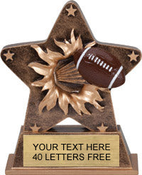Football Star Burst Resin [RSTRB-FB]