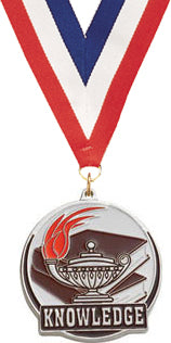 Knowledge Enameled Medal [M2EP-KN-S]