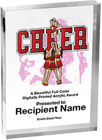 Cheer Vibrix Acrylic Award [A57BV-CH]