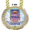 Fantasy Football 6 inch Presidential Metal Champ Chain [CCSPR-FFB]