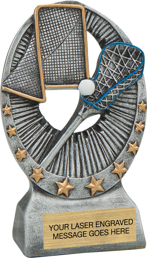 Lacrosse Star Bright Resin Trophy [RGSR6-LC]