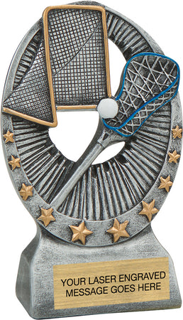 Lacrosse Star Bright Resin Trophy [RGSR6-LC]