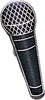 Microphone Enameled Silver Pin [PCM-MC-15]