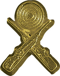 Crossed Pistols Chenille Pin [PCH-57]