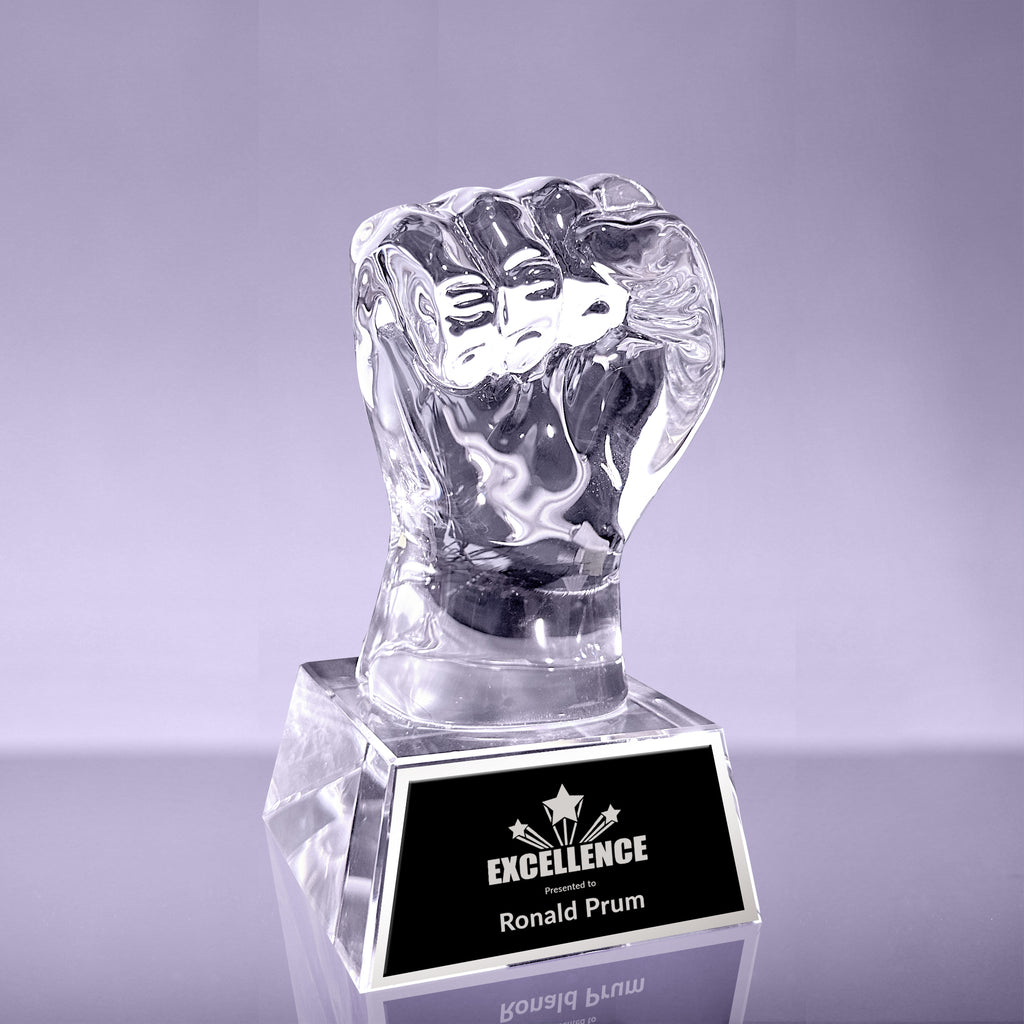 Optical Crystal Fist of Power Award [CRYFIST-6]