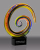 Swirling Curl Art Glass Award [AGJS24]