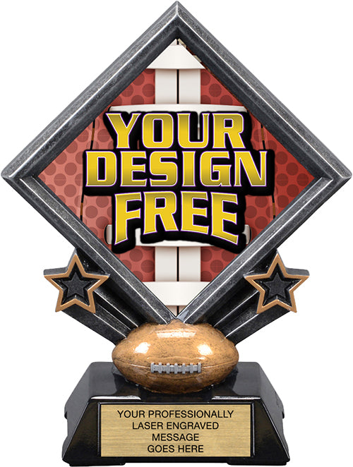Football Diamond Custom Insert Resins