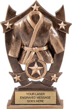 Martial Arts Arch Resin Trophy - 6.25"  [RMARC6-MA]