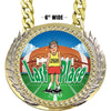 Football 6 inch Presidential Metal Champ Chain [CCSPR-FB]