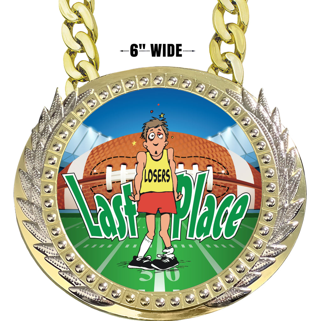 Football 6 inch Presidential Metal Champ Chain [CCSPR-FB]